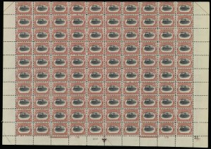 Sale 913, Lot 984, Complete Sheets and Panes