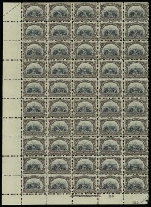 Sale 913, Lot 987, Complete Sheets and Panes