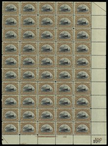 Sale 913, Lot 988, Complete Sheets and Panes