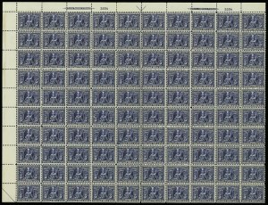 Sale 913, Lot 990, Complete Sheets and Panes