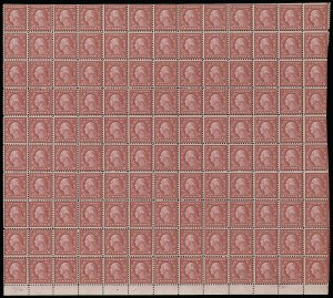 Sale 913, Lot 991, Complete Sheets and Panes