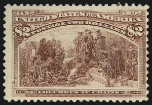 Sale 914, Lot 1016, 1893 Columbian Issue, $2.00 Columbian (242) Sale 914, Lot 1016, 1893 Columbian Issue