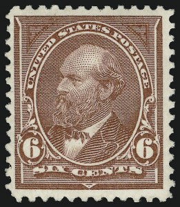 Sale 914, Lot 1076, 1894-98 Bureau Issues (Scott 246 thru 263), 6c Dull Brown (256) Sale 914, Lot 1076, 1894-98 Bureau Issues (Scott 246 thru 263)