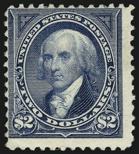 Sale 914, Lot 1095, 1894-98 Bureau Issues (Scott 246 thru 263), $2.00 Bright Blue (262) Sale 914, Lot 1095, 1894-98 Bureau Issues (Scott 246 thru 263)