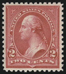 Sale 914, Lot 1099, 1894-98 Bureau Issues (Scott 264 thru 284), 2c Carmine, Ty. III (267) Sale 914, Lot 1099, 1894-98 Bureau Issues (Scott 264 thru 284)