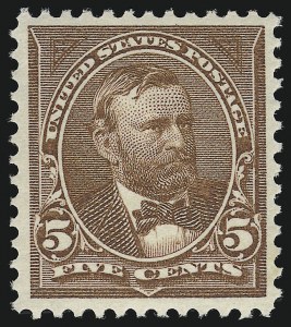 Sale 914, Lot 1105, 1894-98 Bureau Issues (Scott 264 thru 284), 5c Chocolate (270) Sale 914, Lot 1105, 1894-98 Bureau Issues (Scott 264 thru 284)