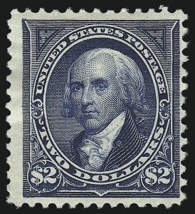Sale 914, Lot 1137, 1894-98 Bureau Issues (Scott 264 thru 284), $2.00 Bright Blue (277) Sale 914, Lot 1137, 1894-98 Bureau Issues (Scott 264 thru 284)