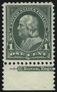 Sale 914, Lot 1143, 1894-98 Bureau Issues (Scott 264 thru 284)