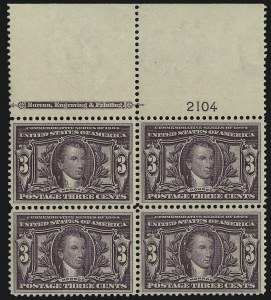 Sale 914, Lot 1297, Louisiana Purchase, Jamestown Issues