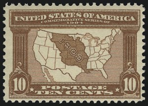 Sale 914, Lot 1304, Louisiana Purchase, Jamestown Issues