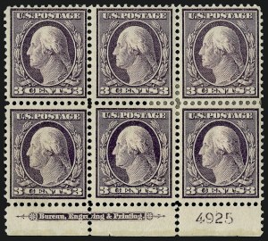 Sale 914, Lot 1321, 1908-09 Washington-Franklin Issues (Scott 331 thru 356)