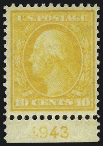 Sale 914, Lot 1330, 1908-09 Washington-Franklin Issues (Scott 331 thru 356)