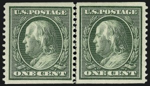 Sale 914, Lot 1368, 1908-09 Washington-Franklin Issues (Scott 331 thru 356)