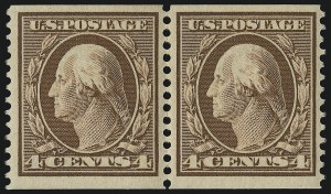 Sale 914, Lot 1378, 1908-09 Washington-Franklin Issues (Scott 331 thru 356)