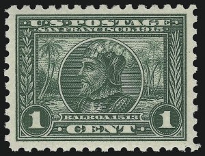 Sale 914, Lot 1496, 1913-15 Panama-Pacific Issue (Scott 397 thru 404)