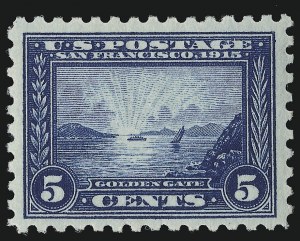 Sale 914, Lot 1500, 1913-15 Panama-Pacific Issue (Scott 397 thru 404)