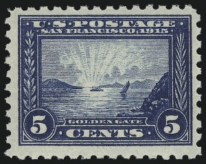 Sale 914, Lot 1501, 1913-15 Panama-Pacific Issue (Scott 397 thru 404)