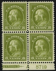 Sale 914, Lot 1531, 1912-23 Issues (Scott 405 to 423)