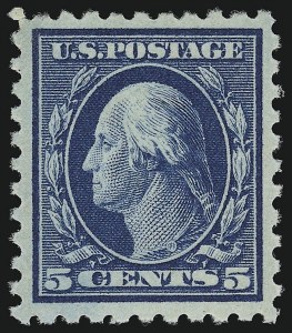 Sale 914, Lot 1667, 1912-23 Issues (Scott 459 to 480), 5c Blue (466) Sale 914, Lot 1667, 1912-23 Issues (Scott 459 to 480)