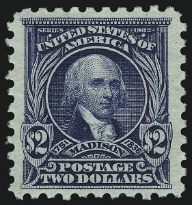 Sale 914, Lot 1708, 1912-23 Issues (Scott 459 to 480), $2.00 Dark Blue, $5.00 Light Green (479-480) Sale 914, Lot 1708, 1912-23 Issues (Scott 459 to 480)