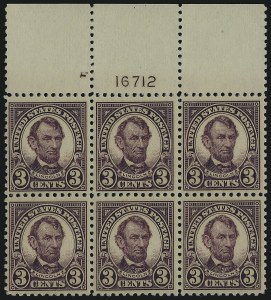 Sale 914, Lot 1827, 1922-29 and Later Issues (Scott 551 to 599A)