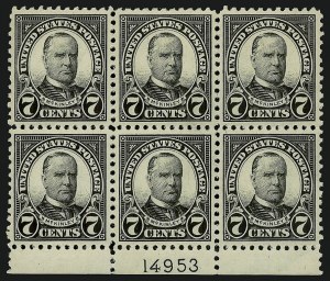 Sale 914, Lot 1834, 1922-29 and Later Issues (Scott 551 to 599A)