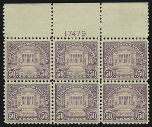 Sale 914, Lot 1850, 1922-29 and Later Issues (Scott 551 to 599A)
