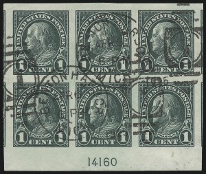 Sale 914, Lot 1862, 1922-29 and Later Issues (Scott 551 to 599A)