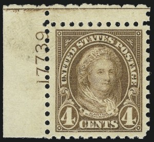 Sale 914, Lot 1874, 1922-29 and Later Issues (Scott 551 to 599A)