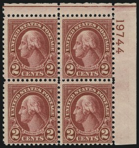Sale 914, Lot 1918, 1922-29 and Later Issues (Scott 617 to 834)