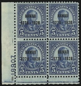 Sale 914, Lot 1920, 1922-29 and Later Issues (Scott 617 to 834)