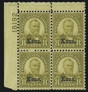 Sale 914, Lot 1922, 1922-29 and Later Issues (Scott 617 to 834)