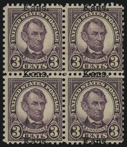 Sale 914, Lot 1924, 1922-29 and Later Issues (Scott 617 to 834)