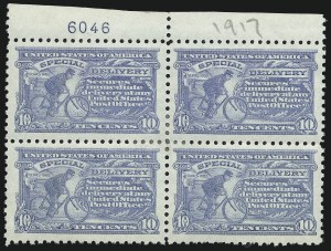 Sale 914, Lot 2008, Special Delivery and Registration