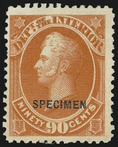 Sale 914, Lot 2249, Official Specimens