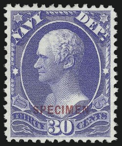 Sale 914, Lot 2253, Official Specimens