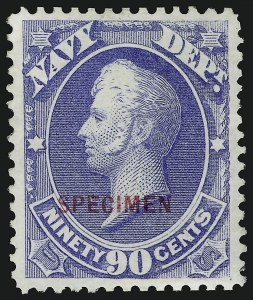 Sale 914, Lot 2262, Official Specimens