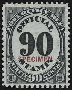 Sale 914, Lot 2263, Official Specimens