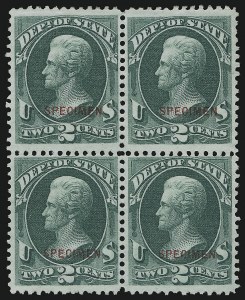 Sale 914, Lot 2282, Official Specimens