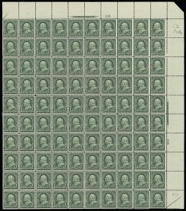Sale 914, Lot 2538, Sheets and Large Multiples