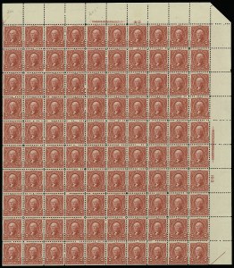 Sale 914, Lot 2539, Sheets and Large Multiples