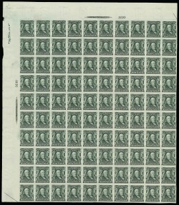Sale 914, Lot 2540, Sheets and Large Multiples