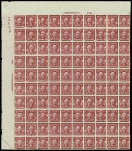 Sale 914, Lot 2542, Sheets and Large Multiples