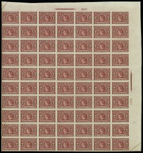 Sale 914, Lot 2548, Sheets and Large Multiples