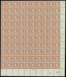 Sale 914, Lot 2555, Sheets and Large Multiples
