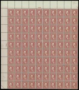 Sale 914, Lot 2568, Sheets and Large Multiples