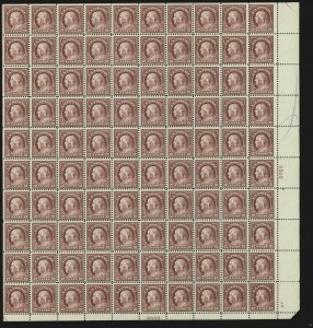 Sale 914, Lot 2571, Sheets and Large Multiples