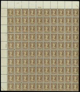 Sale 914, Lot 2584, Sheets and Large Multiples