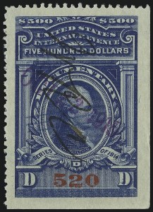 Sale 914, Lot 3096, Revenues