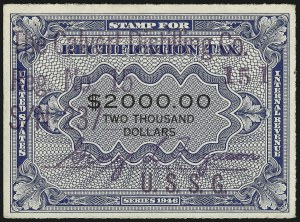 Sale 914, Lot 3127, Revenues